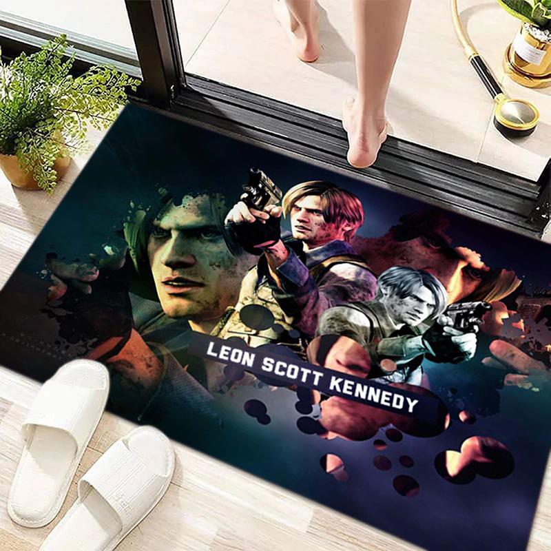 Sci-Fi game Resident Evil, Umbrella Corporation, soft carpet, home living room, office chair pad, door mat, door mat carpet U6