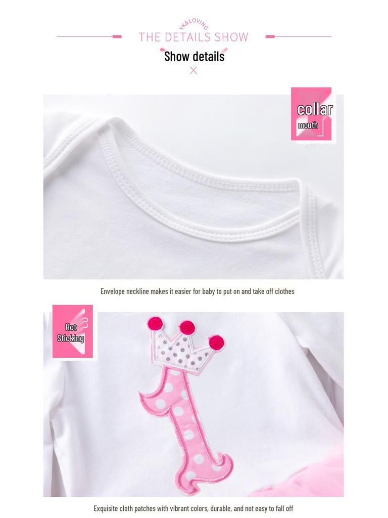 Infant Holiday Romper: Cartoon Letter Bodysuit for Babies