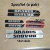 AAWI1 2pcs A Pair Door or Rear Trunk Emblem Badge Sticker Compatible Compatible for Brabus W212 W204 W205 W463 W464 W221 W213 W206 W253 Modified 