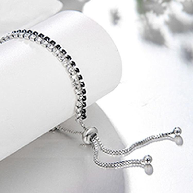 Elegant Zircon Bracelet Simple Bracelet Double Layer Fashionable Jewelry Perfect for Easy Adjustment and Versatile Wear
