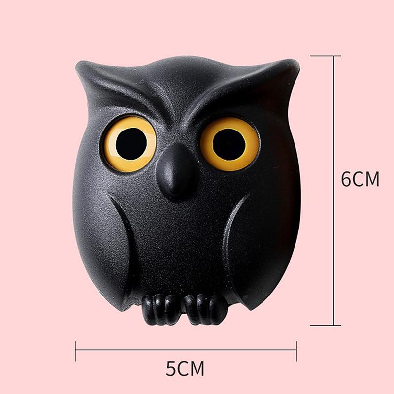 1 Stück Kunststoff Eule Schlüsselhaken Kein Schlag Tür Eingang Wohnzimmer Klebstoff Wandbehang Organisation Lagerung