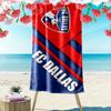 Beach Towel with FC Dallas Soccer Crest Print, Quick Dry Microfiber, Soft Absorbent, for Soccer Fans Pool Beach Travel