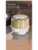 Rotating Rice Storage Bin: Insect & Moisture-Proof, Sealed Divided Grain Canister for Household Use