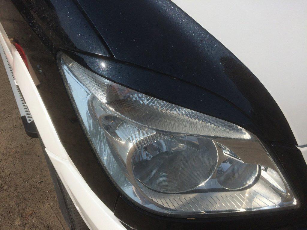 Řasy rovné (černá, ABS, 2006-2013) Lesklá černá pro Mercedes Sprinter W906