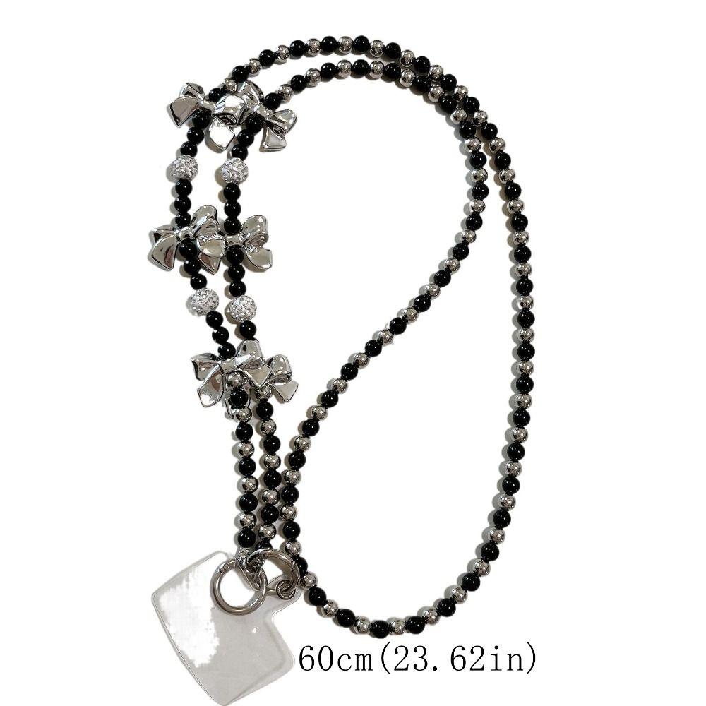 Bow Crossbody Phone Chain Diagonal Lanyard DIY Mobile Phone Chain  Hanging Decoration
