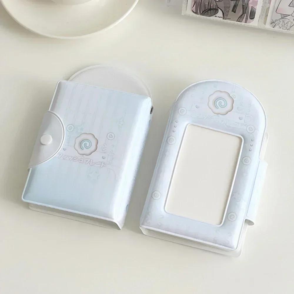 Three Inch Photo Album Pendant Card Storage Photocard Holder Sweet INS Hollow Photo Album Idol Card Collection Book Wholesale