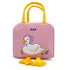 Fashionable Yellow Duck Bento Bag Polyester Cartoon Fun Lunch Bag For Students And Office Workers