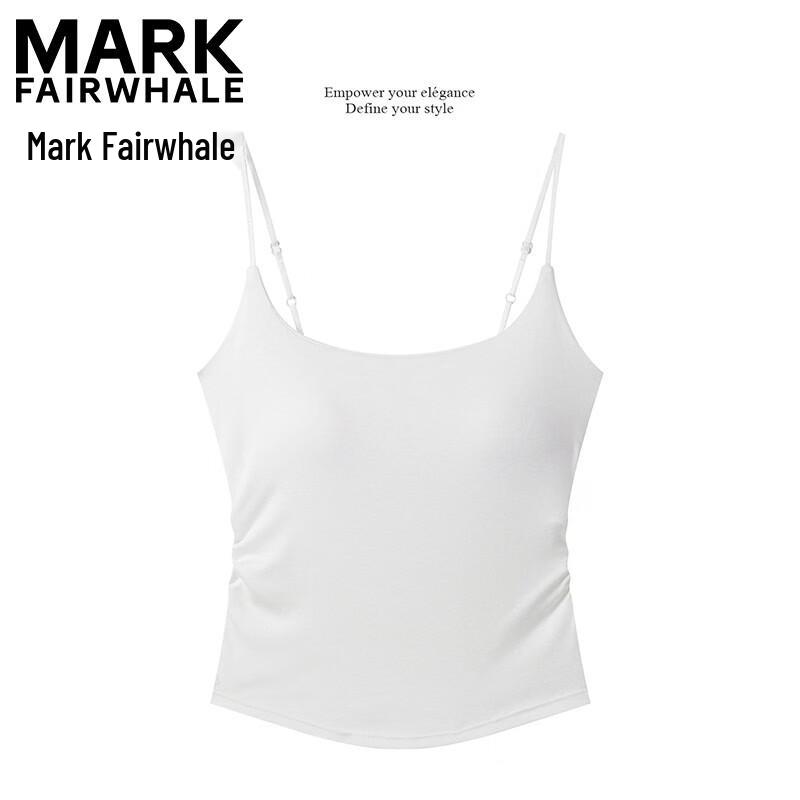 MARK FAIRWHALE Women s Padded Pleated Camisole Vest M