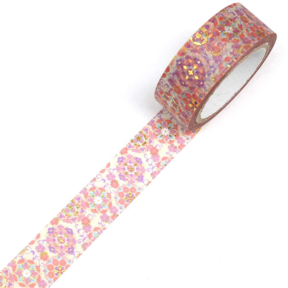 Kamiiso Sansho kimonobi Flower pattern GR-1053 15mm×7m