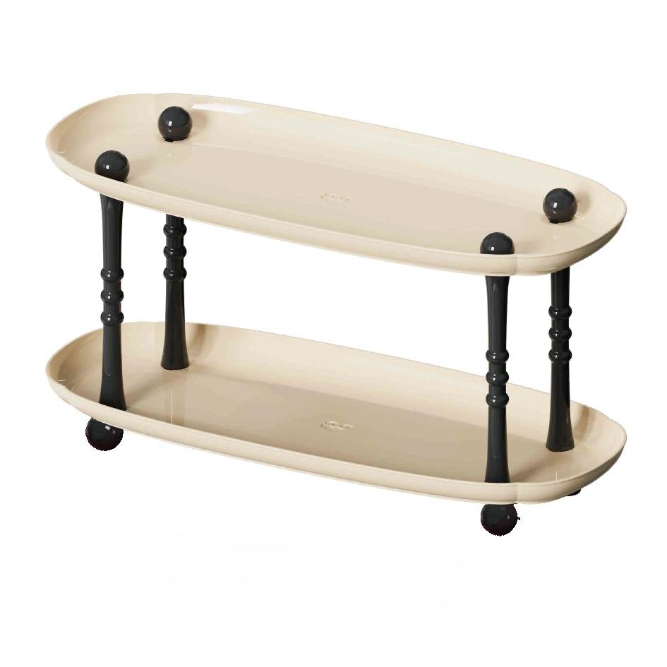 Key Storage Rack At The Entrance, 2-Tier Household Cup Perfume Storage Tray, Classical Style Elegant Storage Rack Organizers