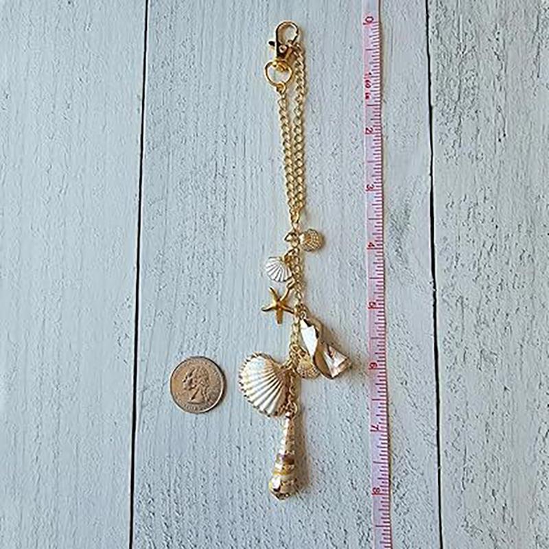 Hand-made Starfish Conch Sea Shells Ocean Ornaments Nordic Coastal Hanging Charm Boho Beach Themed Home Decor Accessories