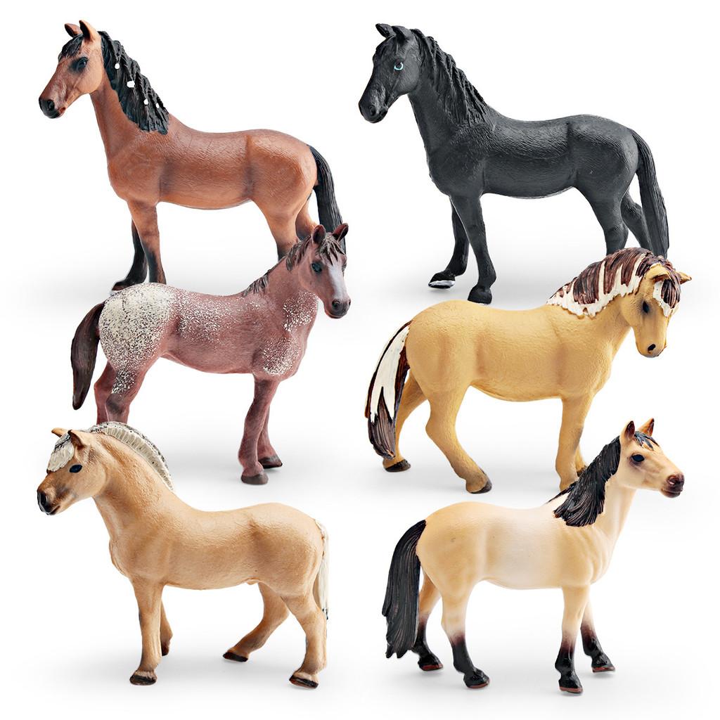 Animal Nature Pvc Wild Horse Model For Childrens Educational Toy