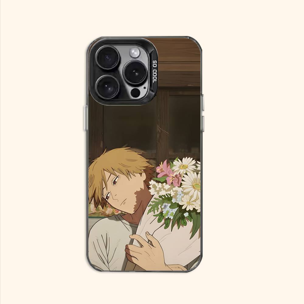 Anime D-Denji Case for iPhone 11 12 13 14 15 16 17 Pro Max XS X XR Cover