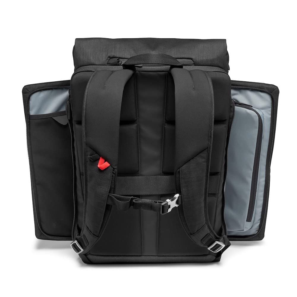 Manfrotto MB Chicago Kamerarucksack, vielseitige Tasche für Reisen, CH-BP-50, mittelgroß, Tagesrucksack/Foto-DSLR, spiegellose Kameras, Laptops, Objektive, Ausrüstung,
