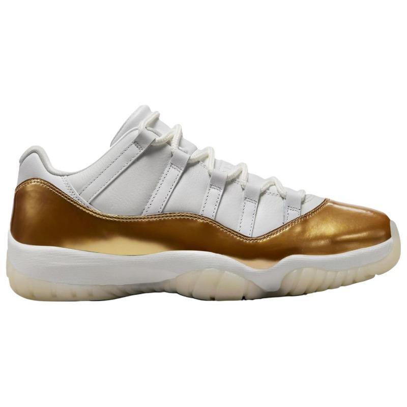 Air Jordan 11 Mother's Day Women Low-top Retro Basketball Shoes White/gold AH7860-102