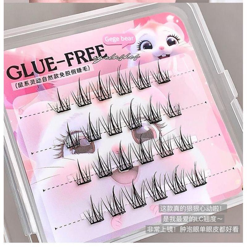 Aimo - Natural Wispy Glue-Free Cluster False Eyelashes