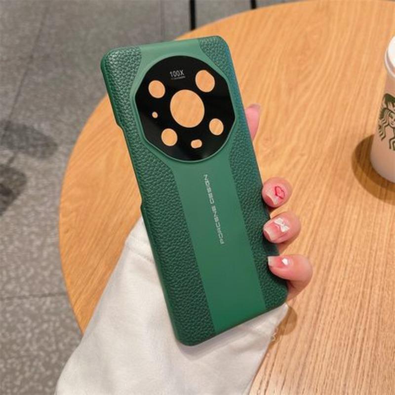 A Magic Case with A Lychee Skin Texture for Huawei MATE70pro, Which Can Be Transformed Into A Protective Case for Porsche Mate60+ In Just 7 Seconds