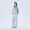 [mardimercredi] Fleur Windbreaker Pants_Ash Blue Mint