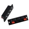 Quick Install Plastic Spring Terminal Clip for Speaker Systems 4Pin Auditory Connectors LED Aging Test 54mm Hole Space