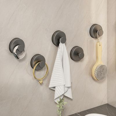 Ventosa Fixada na Porta Ganchos de Cozinha Criativos Minimalistas Ganchos Adesivos Fortes Sem Furos