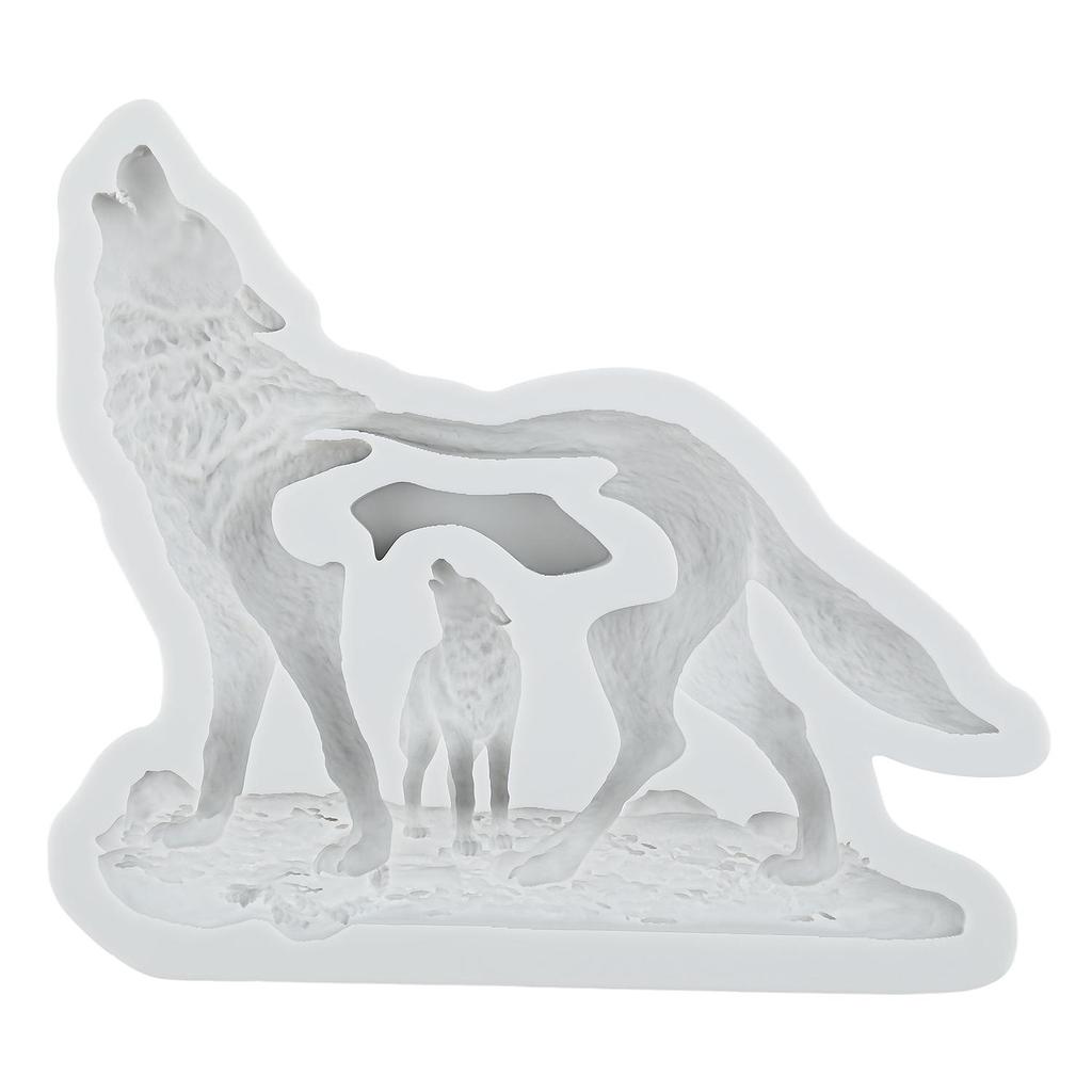 Wolf Silicone Molds Horse Fondant Mold Cake Decorating Tools Cupcake Topper Candy Chocolate Gumpaste Mold