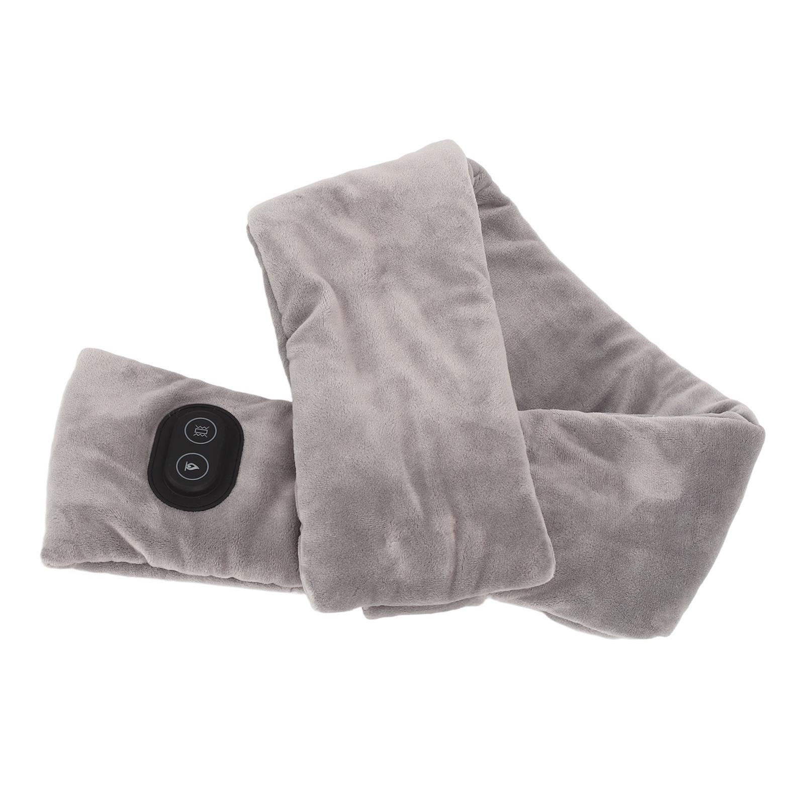 

Electric Heated Neck Scarf Vibration Massage Double Sided Velvet Thick Soft Electric Heating Scarf