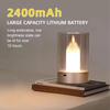 Flameless Illuminant for Home Decor, Gesture Control Dimmable LED illuminant Light, Realistic Flame Flickering Tabletop for M4YD