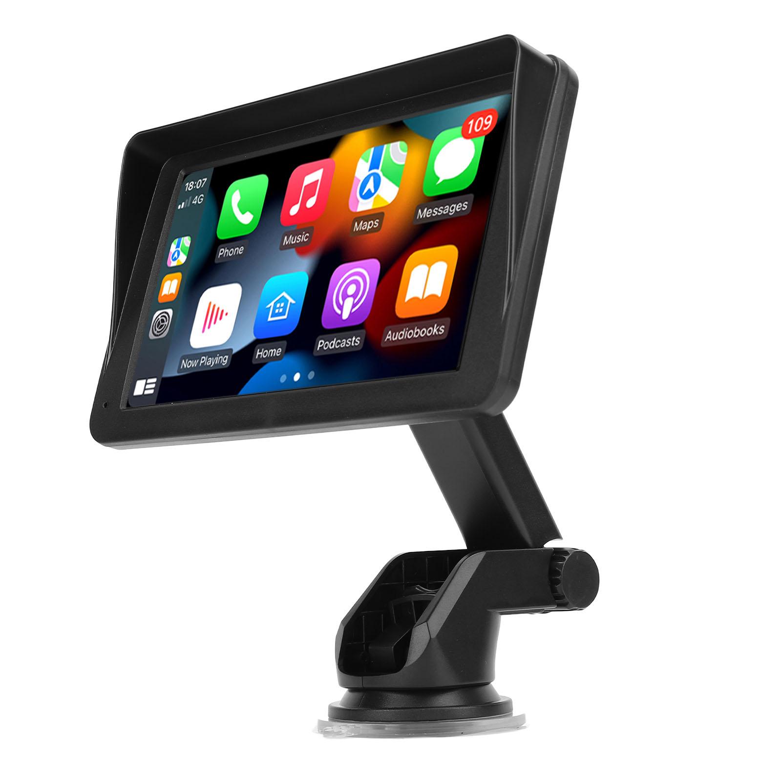 

7in Portable Car Touch Screen Bluetooth FM Radio for Siri Reverse Image MP5 Player Screen for Carplay for Android Auto