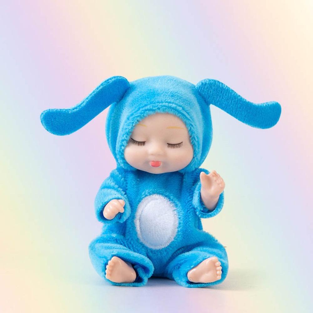 Animal Pattern Clothes Reborn Doll Smile Baby Series Realistic Toys  for Kids Girls