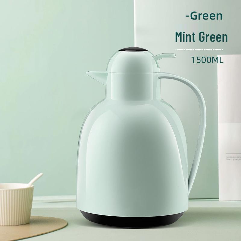 Smart Portable Thermos Flask with Large Capacity, Glass Liner, Ideal for Home or Office Hot Water Needs
