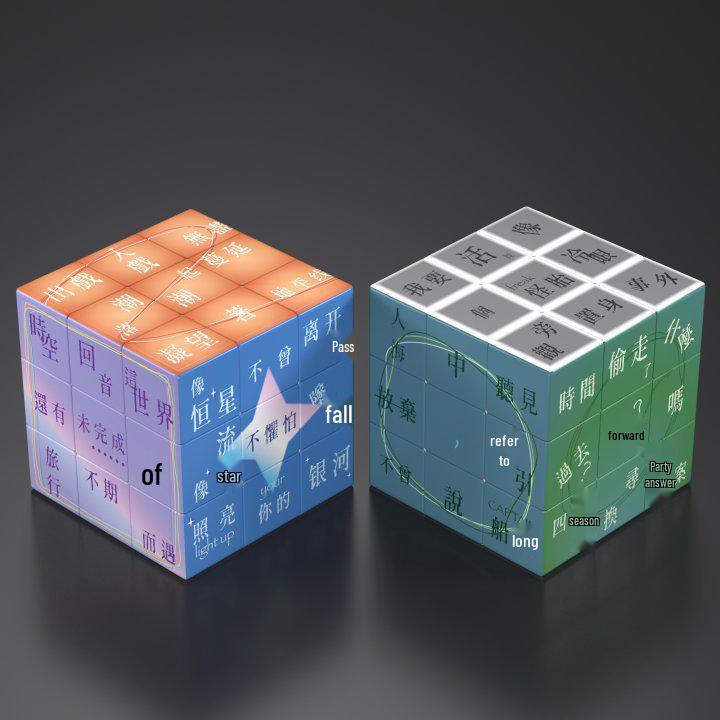 Personalized UV Printed Rubik's Cube - Custom Logo, Graduation & Alumni Reunion Gifts