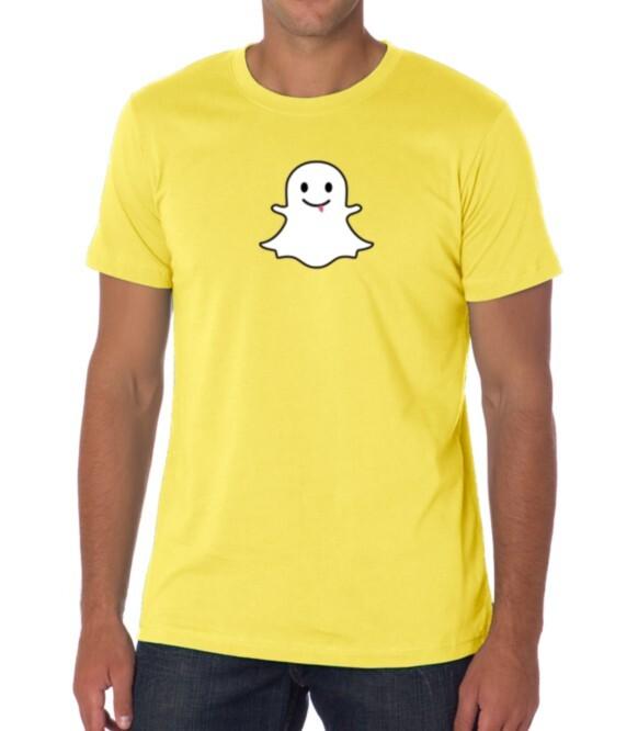 

Snapchat messaging app t-shirt 4XL
