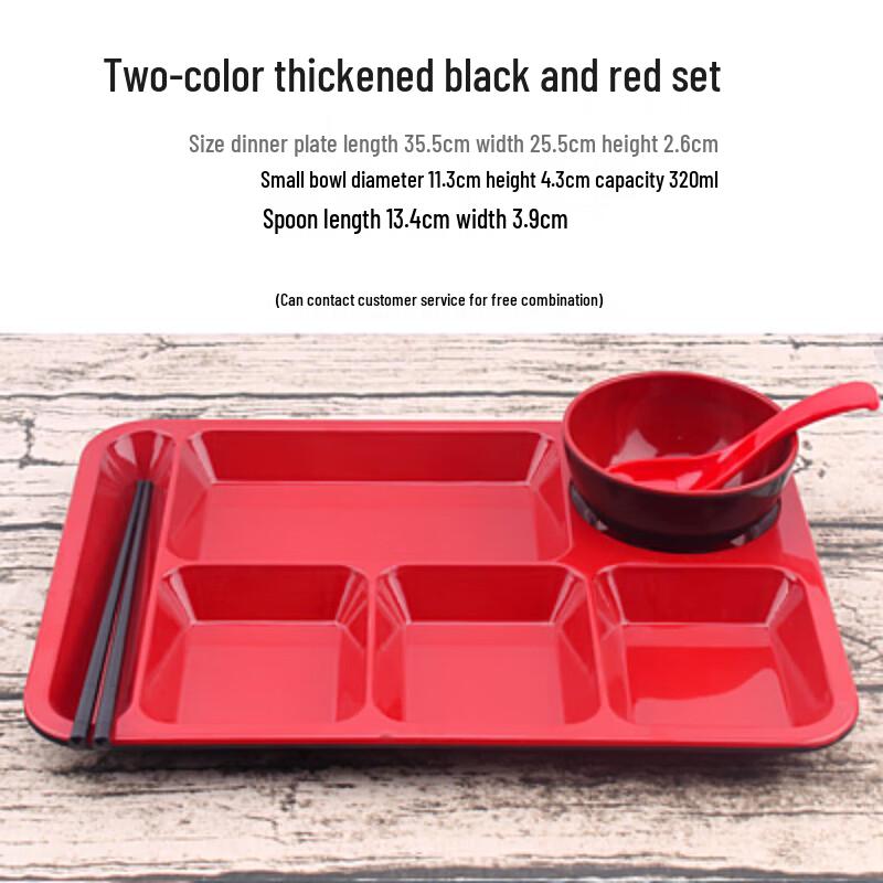 Commercial Melamine Divided Tray