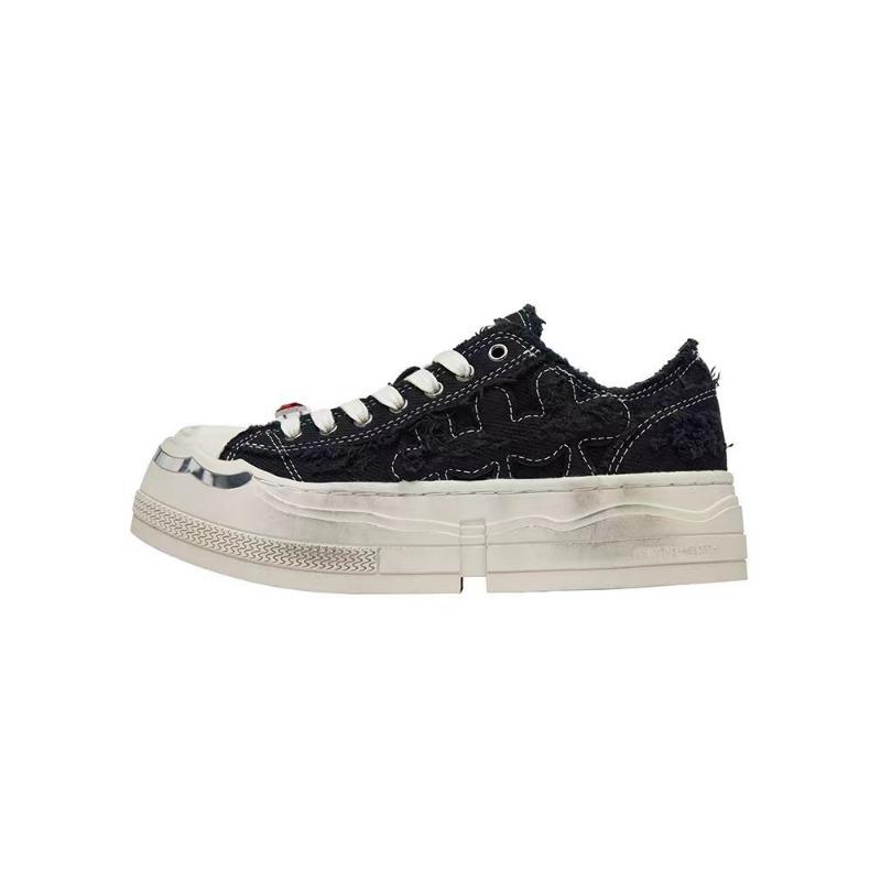 Leather dad shoes women's fashion new mesh breathable retro versatile couple trend sneakers