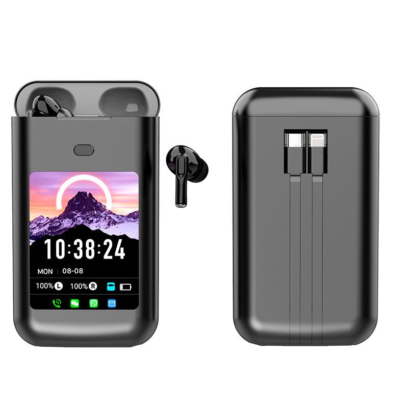 

Bluetooth Пауэрбанк Цветной экран Сенсорный Внутриканальные с экраном Шумоподавление Прозрачная Bluetooth-гарнитура