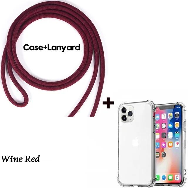 Crossbody Strap Cord Case for Samsung Galaxy A01 A72 A73 A12 A31 A41 A51 A71 A10 A40 A50 A70 A21S Necklace Funda Lanyard Coque