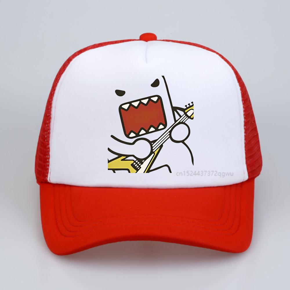 Epic Face Domo Kun Funny Meme Hat Unisex Women Fashion High Quality Mesh Breathable Trucker Hats Adjustable Outdoor Baseball Cap