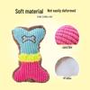 Durable Plush Chewy Squeaky Dog Bone Toy for Small & Medium Dogs 