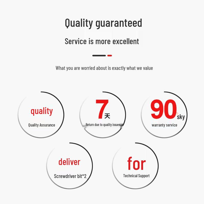 Qibao Seiko 3C Einstellbares Drehmoment und Geschwindigkeit Elektrischer Schraubendrehersatz