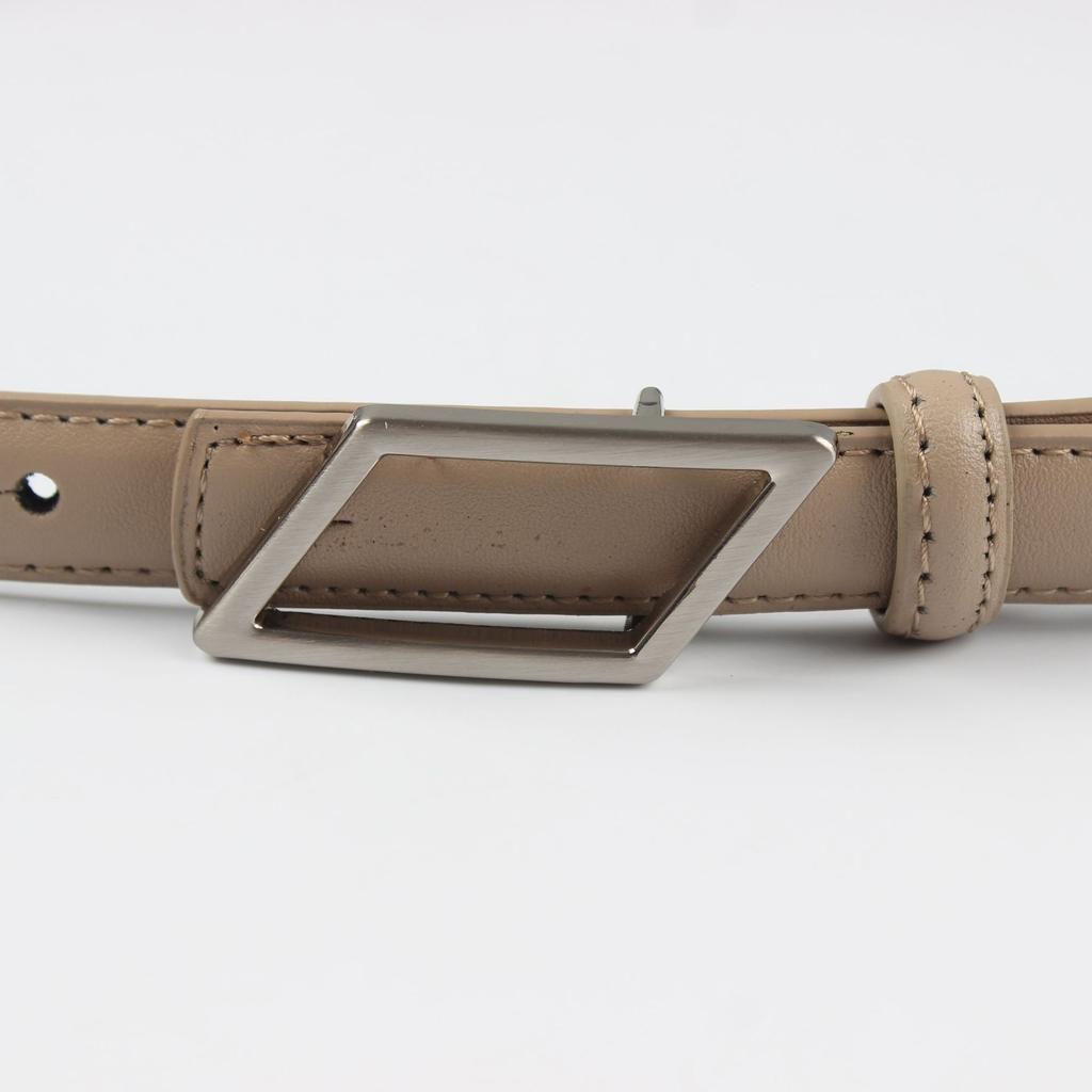 Women'S Leather Thin Belt Decorative Shirt Waist Seal With Dress Suit Waist (2Cm 8 Colors Optional)