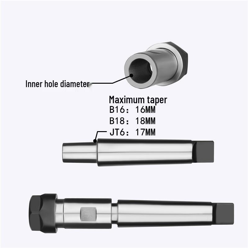 Tapping ER Collet Chuck B16/B18/JT6-ER11/ER16/ER20 Connecting Motor Spindle Extension Rod