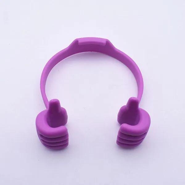 Thumbs Up Phone Holder Lazy Mobile Phone Thumb Stand Portable Elastic Creative Universal Cell Phone IPad Stand Phones Bracket