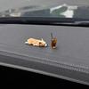 Car Ornaments 1 Set Dog Themed Resin Crafts, Kawaii Desk Decorations, Mini Corgi Design Cake Baking Accessories.