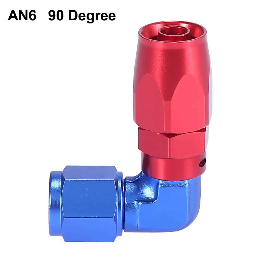 X AUTOHAUX Fitting Fuel Hose End AN6 AN Type Hose Connector Gasoline Hose