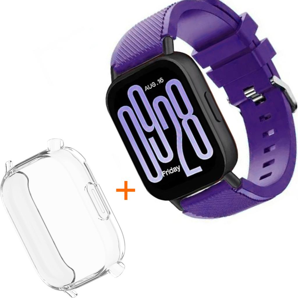 Silicone Strap With TPU Case For Xiaomi Redmi Watch 5 Active Lite Smart Watch Wrist Band And Case For Redmi Watch 5 Active Lite