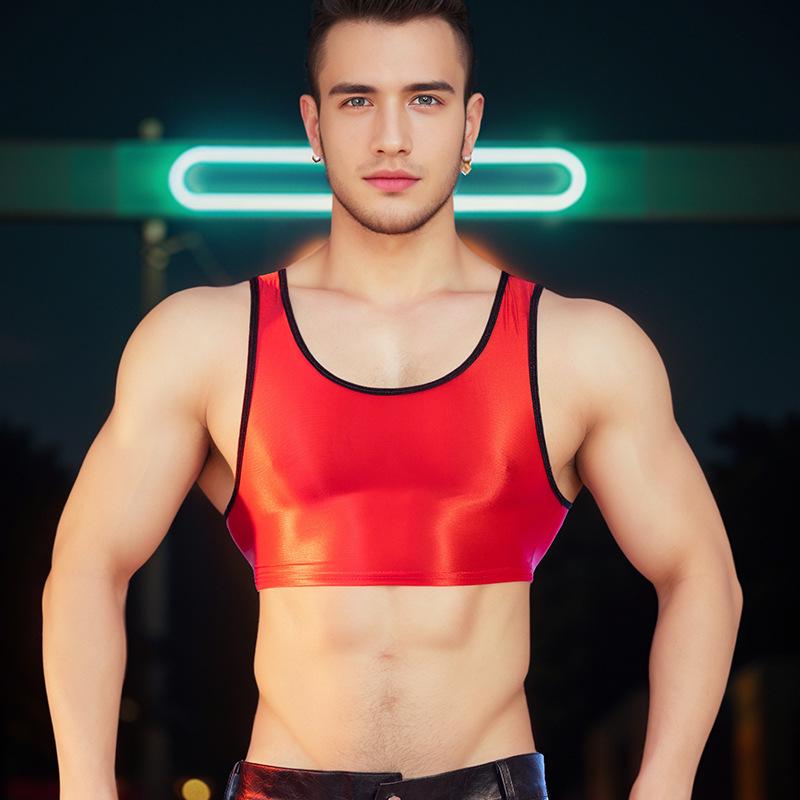 Men's Cross-border Sexy Sleeveless High Elasticity Fitness & Yoga Underwear