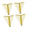 4 Pieces Metal Furniture Legs Cabinet Feet Modern Heavy Duty Solid Metal Sofa Legs DIY Replacement Sofa Feet for Cupboard