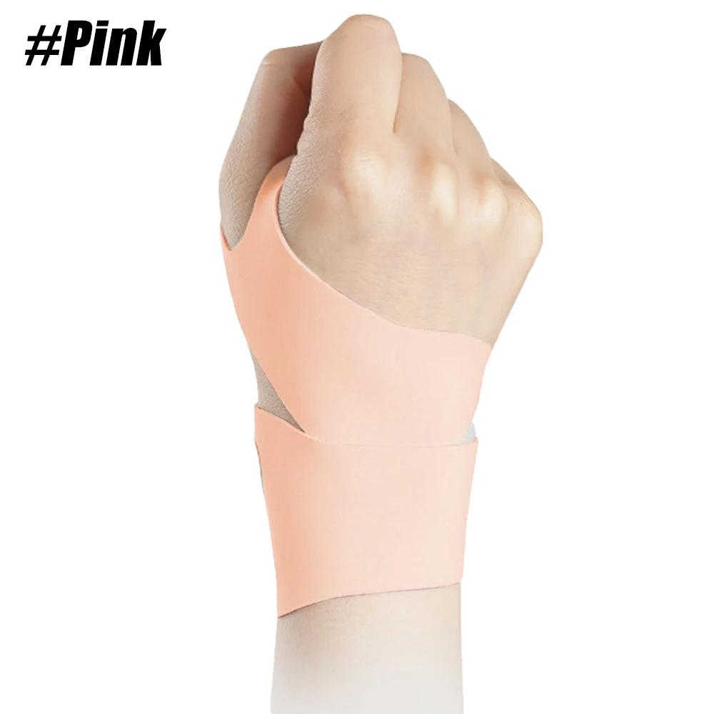 1/2 Stuks Kinderpolsbrace Carpaal Tunnel Ondersteuning Voor Linker Rechter Handen Roze Zwart Beige Polsbanden 2PCS roze