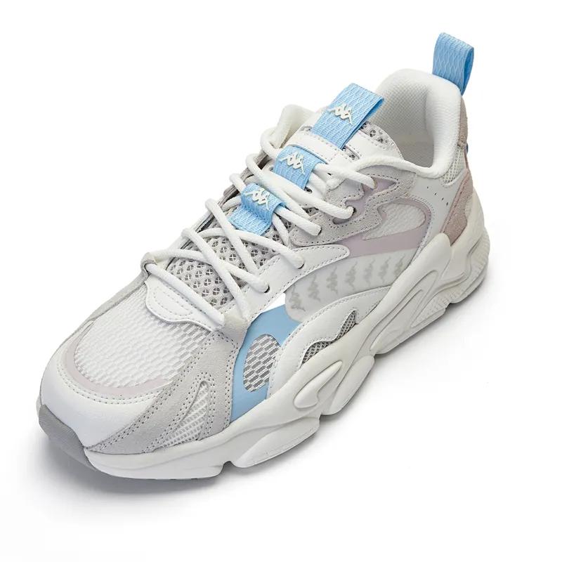 Kappa Slip Resistant Abrasion Resistant Low top Casual Shoes Women's White Purple Blue (Unisex) Casual Shoes K0E45MC38 012