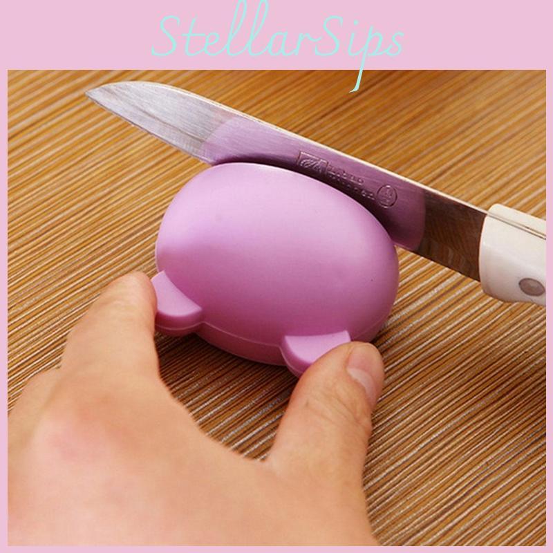 Klassische Cartoon Schleifstein Schärfer Anti-Rutsch Messer Schärfer Mit Zeitlosem Design